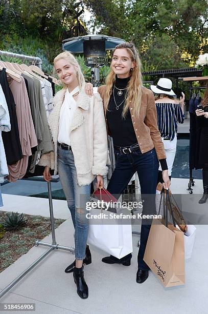Kelsey Soles and Baylee Soles attend Imagine Vince Camuto Launch Event at the Home of The A List's Ashlee Margolis on March 31, 2016 in Beverly...