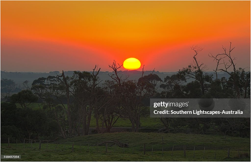 Sunrise at Waratah bay, South Gippsland, Victoria, Australia.