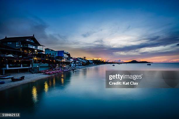 fisherman's village, koh samui - thailand koh samui stock pictures, royalty-free photos & images