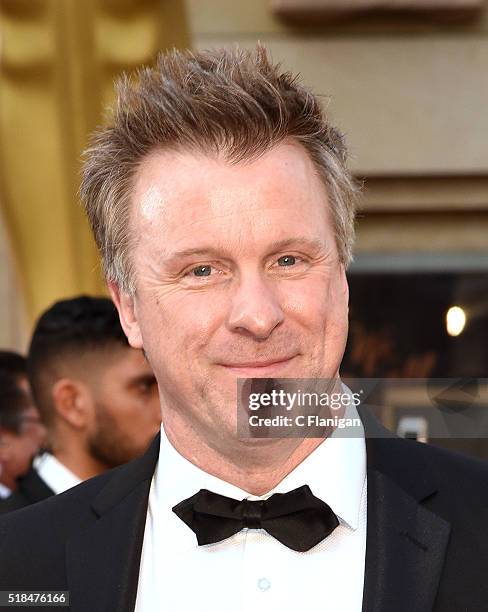 Sound mixer Jon Taylor attends the 88th Annual Academy Awards at Hollywood & Highland Center on February 28, 2016 in Hollywood, California.