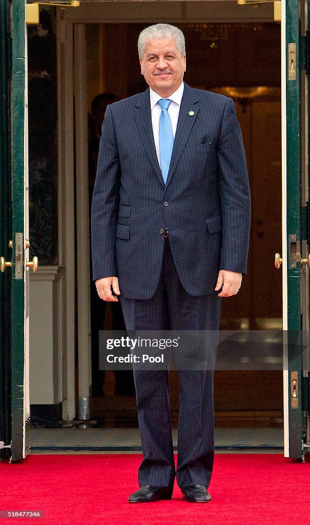 World Leaders Attend Working Dinner At The White House