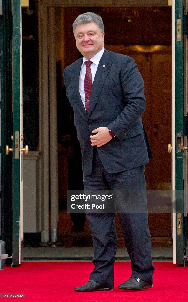 World Leaders Attend Working Dinner At The White House