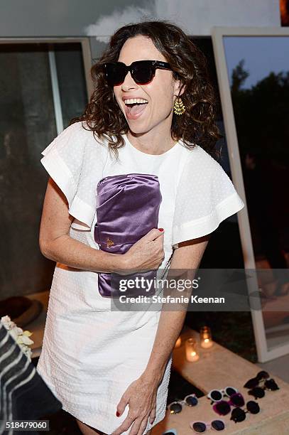 Minnie Driver attends Imagine Vince Camuto Launch Event at the Home of The A List's Ashlee Margolis on March 31, 2016 in Beverly Hills, California.