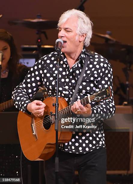 Robyn Hitchcock performs "Soul Love" onstage at Michael Dorf Presents - The Music of David Bowie at Carnegie Hall at Carnegie Hall on March 31, 2016...