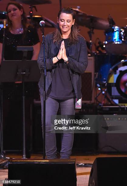 Cat Power performs "Five Years" onstage at Michael Dorf Presents - The Music of David Bowie at Carnegie Hall at Carnegie Hall on March 31, 2016 in...