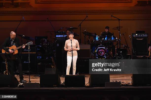 Bettye LaVette performs "It Ain't Easy" onstage at Michael Dorf Presents - The Music of David Bowie at Carnegie Hall at Carnegie Hall on March 31,...
