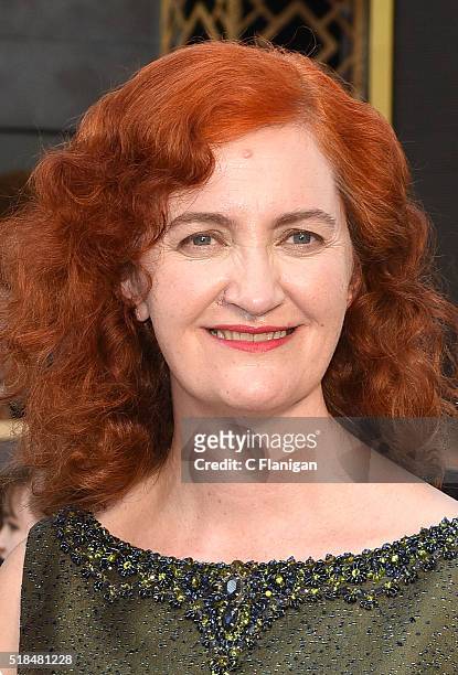 Writer Emma Donoghue attends the 88th Annual Academy Awards at Hollywood & Highland Center on February 28, 2016 in Hollywood, California.