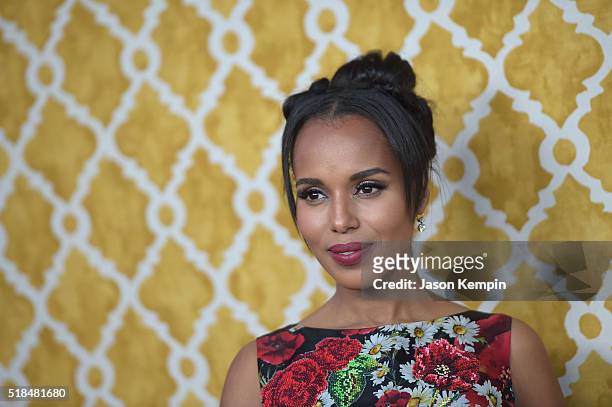 Actress Kerry Washington attends the premiere of HBO Films' "Confirmation" at Paramount Theater on the Paramount Studios lot on March 31, 2016 in...