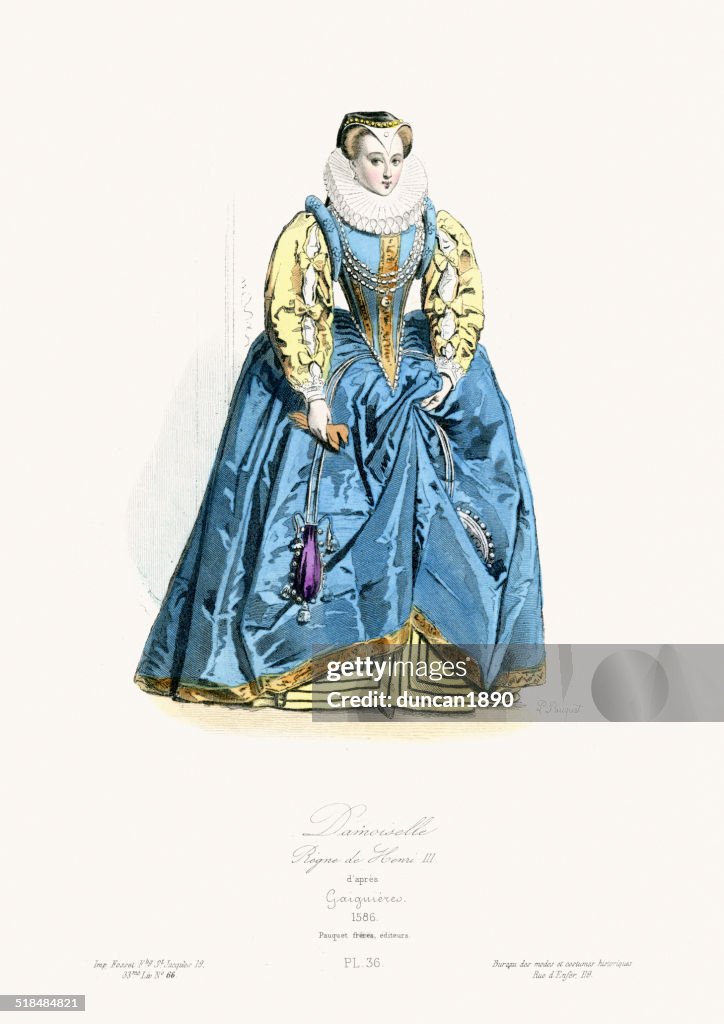 Renaissance moda Damoiselle
