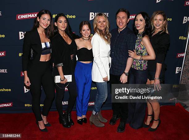 Actresses Ana Ayora, Cherie Jimenez, Ryann Shane and Tanya Clarke, creator/executive producer Jonathan Tropper and actresses Eliza Dushku and...