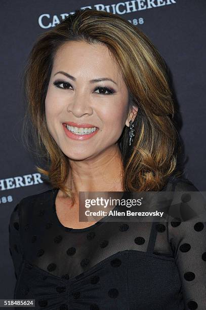 Anchor Leyna Nguyen attends the 2nd Annual Hollywood Cares Poker Invitational at OHM Nightclub on March 31, 2016 in Hollywood, California.