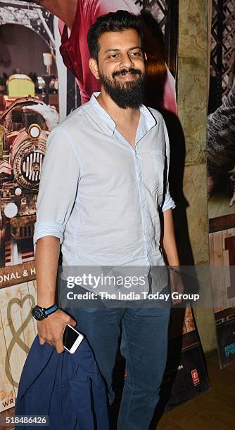 Bejoy Nambiar during the special screening of film Ka and Ki at Light Box in Mumbai.