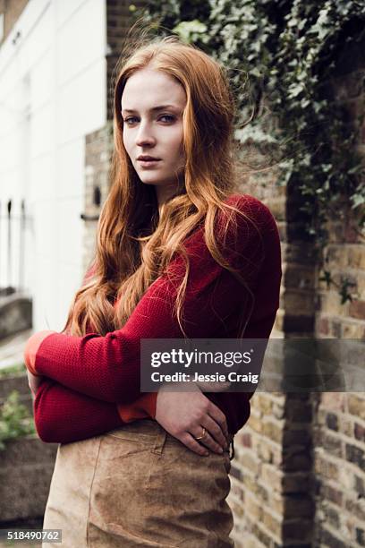 Actor Sophie Turner is photographed for Untitled magazine on March 30, 2015 in London, England.