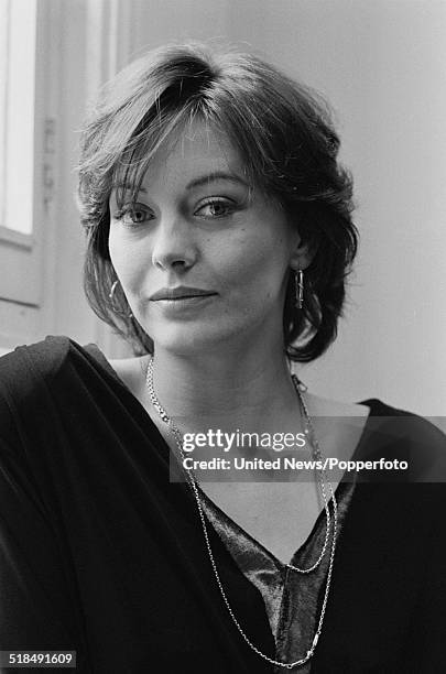 English actress Lesley-Anne Down in London on 4th March 1981.