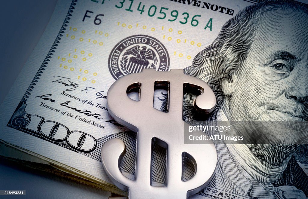 Money clip on bills