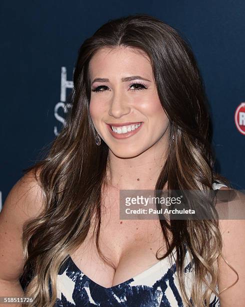 Reality TV Personality Chelsie Hill attends the premiere of "High Strung" at The TCL Chinese Theatre on March 29, 2016 in Hollywood, California.