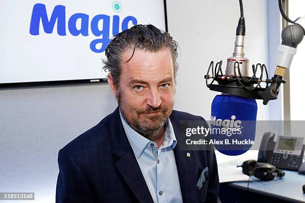 Matthew Perry poses for pictures at Magic Radio on April 1, 2015 in London, England. Perry is presenting Magic Radio shows on April 2nd and 9th.