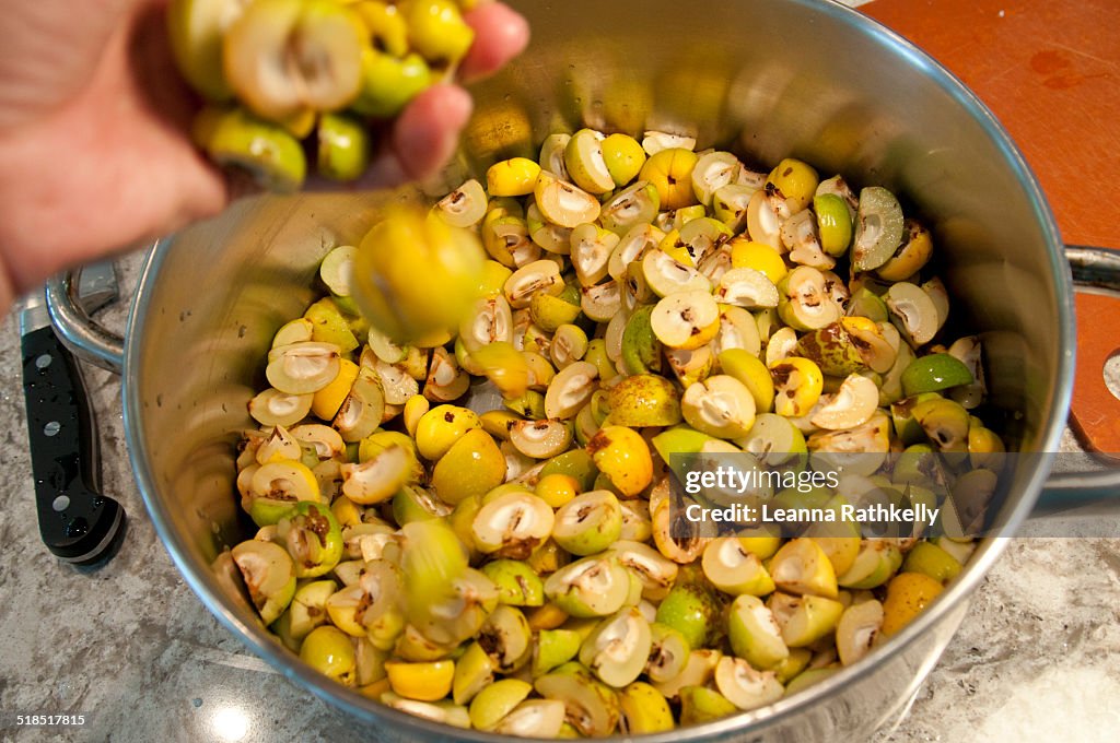 Cooking Quince Jelly