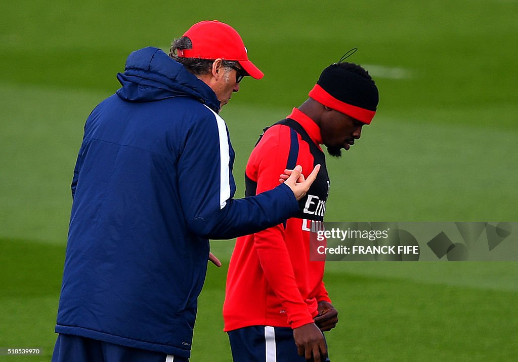 FBL-FRA-LIGUE1-PSG-TRAINING