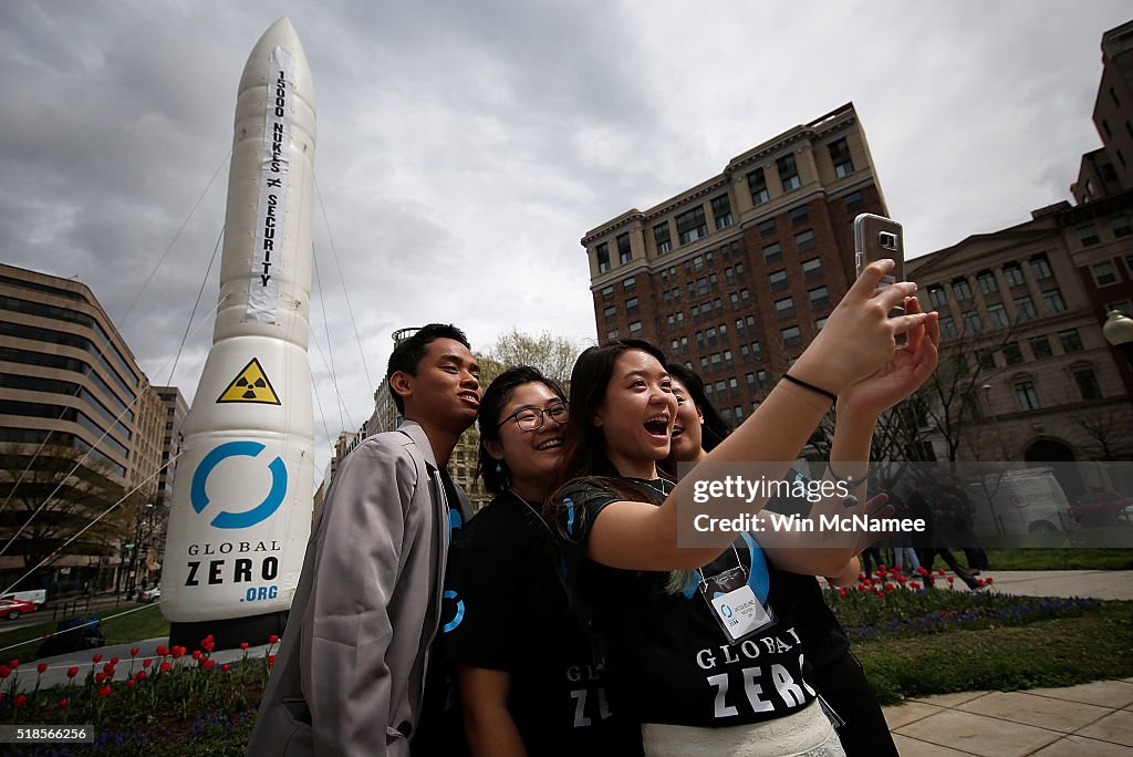 Activists Rally Against Nukes During Nuclear Security Summit In Washington DC