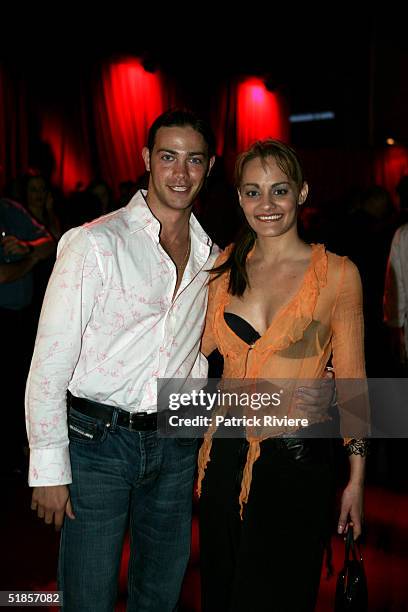 Singer Cosima de Vito with boyfriend dancer Michael Miziner attend a private party organised to introduce the new Virgin Atlantic airline venture...