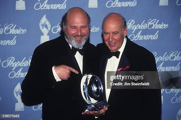 Rob Reiner, and Carl Renier at the People's Choice Awards at the Pasadena Civic Auditorium in Pasadena, California on January 12, 1997.