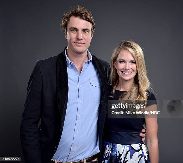 NBCUniversal Summer Press Day, April 1, 2016 -- Pictured: Shep Rose and Cameran Eubanks of "Southern Charm" pose for a portrait during the...