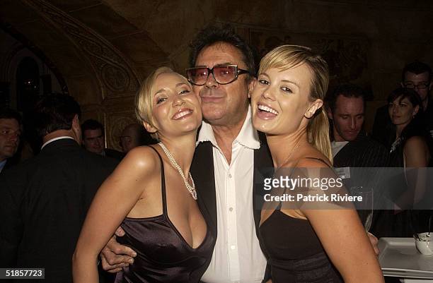 November 2003 - BESSIE BARDOT, CHARLES BILLICH and AMY ERBACHER at the exclusive showing and opening night party to celebrate the Australian launch...