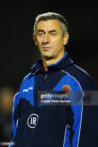 Portrait of Ian Rush manager of Chester City during the Coca Cola League Two match between Northampton Town and Chester City held at Sixfields...