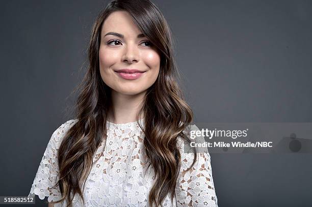 NBCUniversal Summer Press Day, April 1, 2016 -- Pictured: Actress Miranda Cosgrove of "Crowded" poses for a portrait during the NBCUniversal Summer...