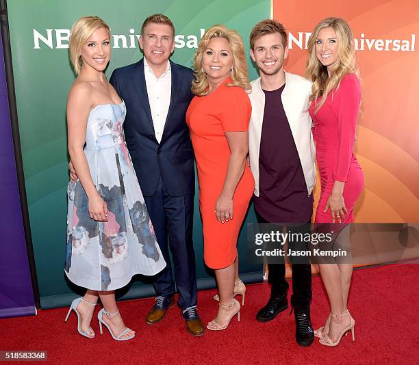 Personality Savannah Chrisley, producer/TV personality Todd Chrisley and TV personalities Julie Chrisley, Chase Chrisley and Lindsie Chrisley attend...