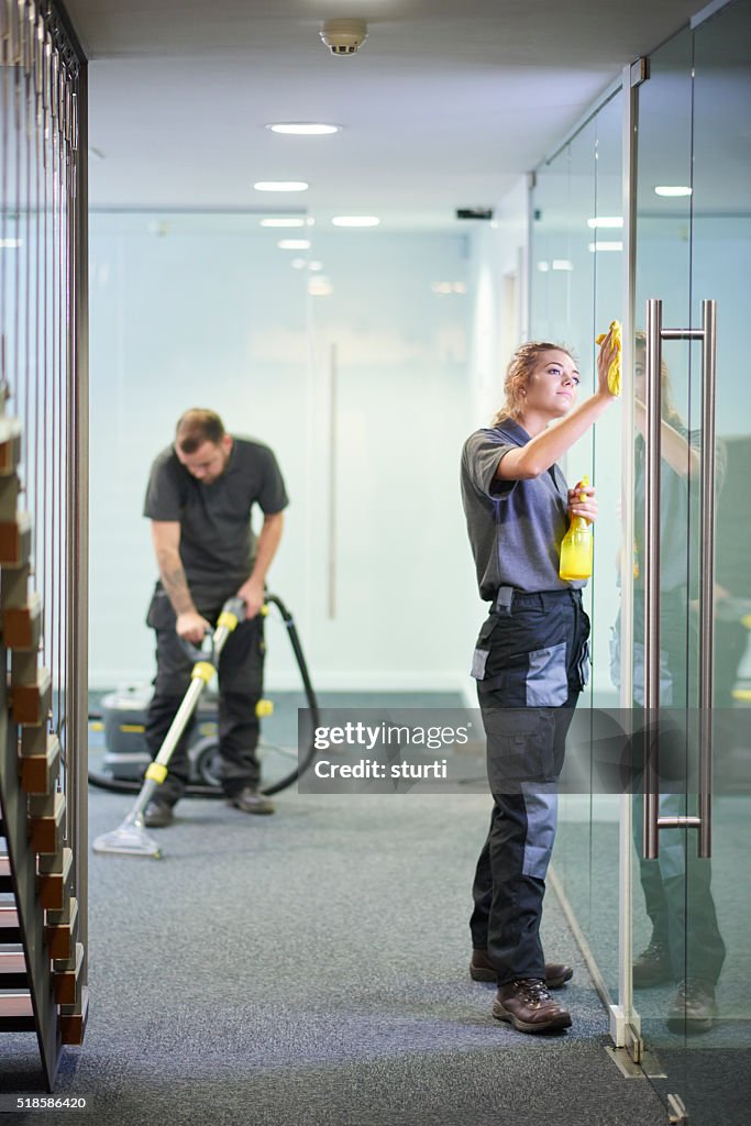 Office cleaners