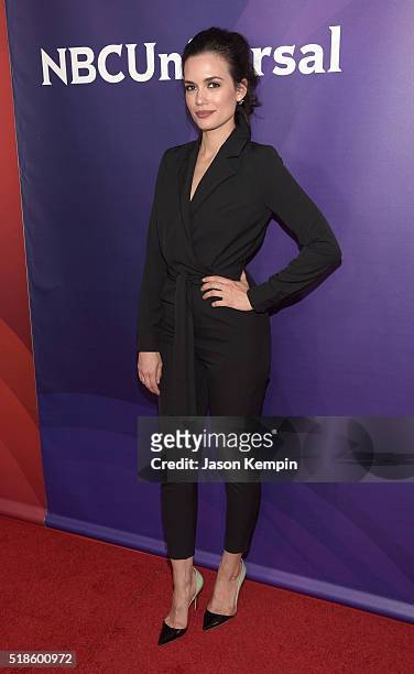 Actress Torrey DeVitto attends the 2016 NBCUniversal Summer Press Day at Four Seasons Hotel Westlake Village on April 1, 2016 in Westlake Village,...