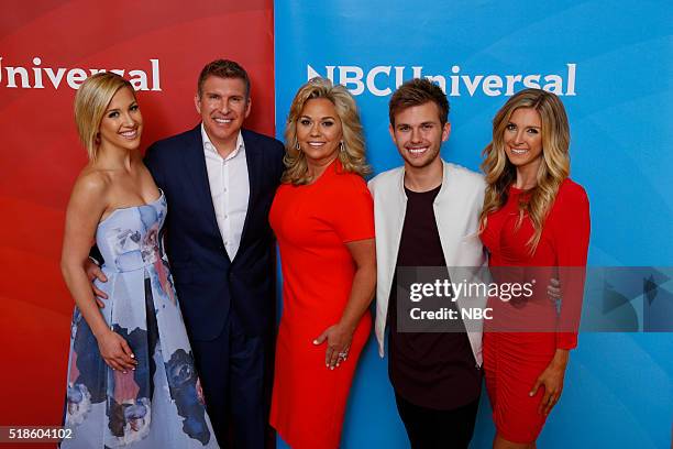 NBCUniversal Summer Press Day, April 1, 2016 -- USA Network's "Chrisley Knows Best" -- Pictured: Savannah Chrisley, Todd Chrisley, Executive...