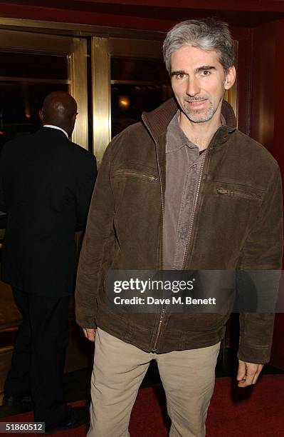 FOrmer F1 driver Damon Hill attends the "Mary Poppins" Gala Preview ahead of tomorrow's press night at the Prince Edward Theatre on December 14, 2004...