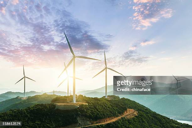 wind turbine - vitality stock pictures, royalty-free photos & images