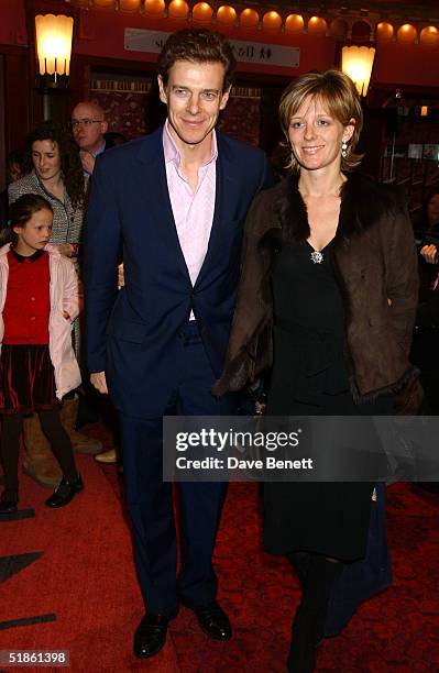 James Oglevey and Julia Oglevey attend the "Mary Poppins" Gala Preview in aid of "Over the Wall" Charity, ahead of tomorrow's press night at the...