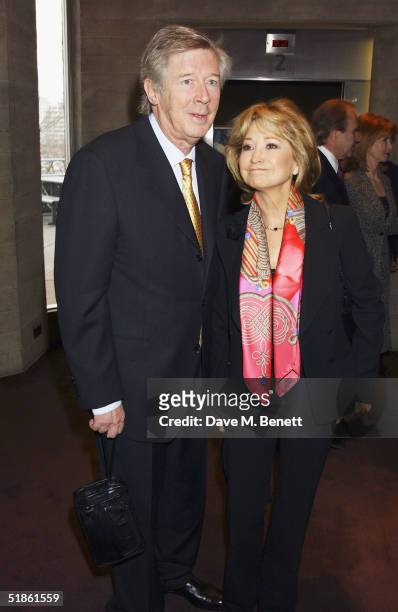 Actress Felicity Kendal and ex-husband Michael Rudman attend the Evening Standard Theatre Awards at the National Theatre on December 13, 2004 in...