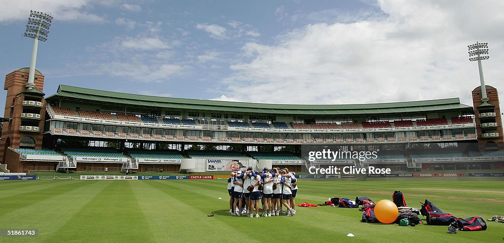 England Nets in Port Elizabeth