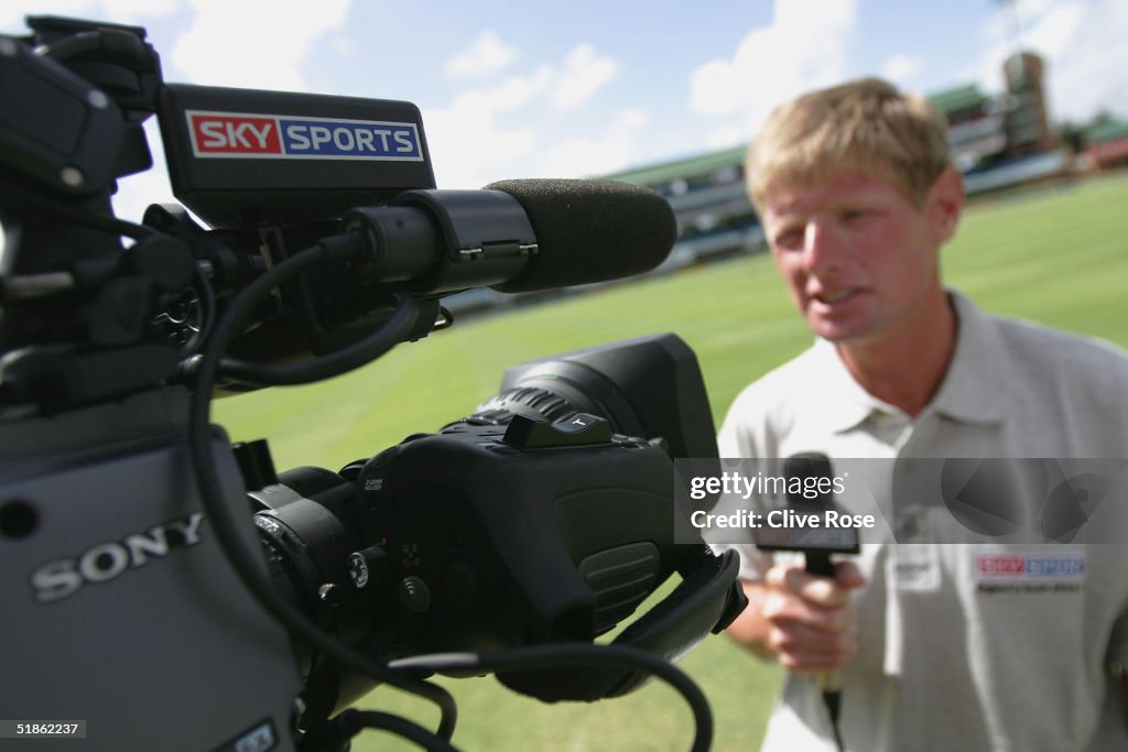 England And South Africa Nets in Port Elizabeth