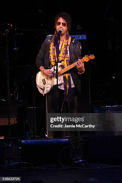 Joseph Arthur performs 'The Man Who Sold the World' onstage at The Music Of David Bowie At Radio City Music Hall at Radio City Music Hall on April 1,...