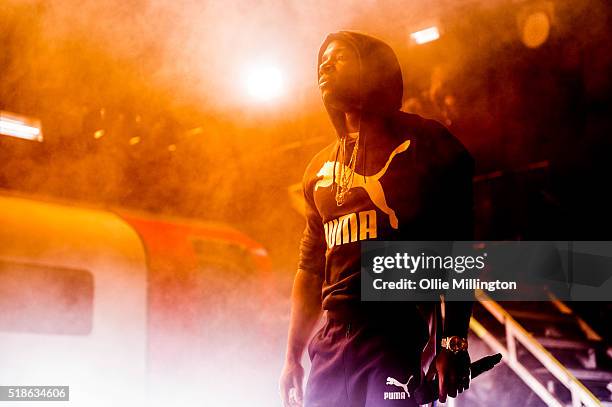Konan of Krept & Konan performs onstage during the 'a night to remember' sold out show at O2 Academy Brixton on April 1, 2016 in London, England.