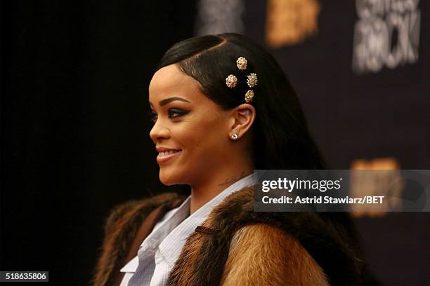 Singer Rihanna attends Black Girls Rock! 2016 on April 1, 2016 in New York City.