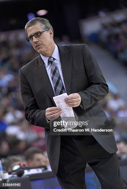 Head coach Randy Wittman of the Washington Wizards looks on against the Sacramento Kings Kings during an NBA basketball game at Sleep Train Arena on...