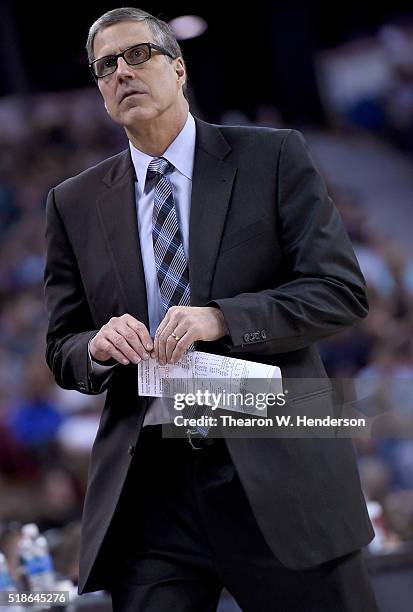 Head coach Randy Wittman of the Washington Wizards looks on against the Sacramento Kings Kings during an NBA basketball game at Sleep Train Arena on...