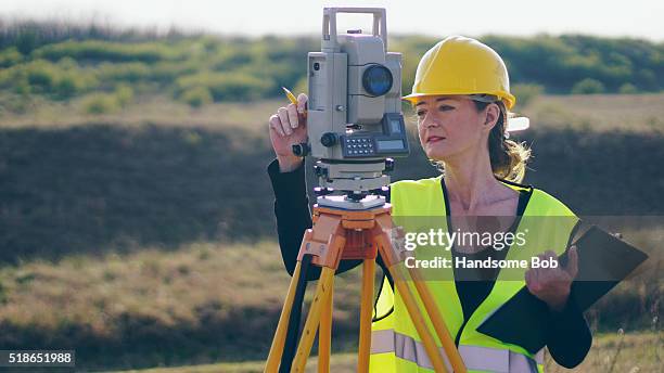 surveying - land surveyor stock pictures, royalty-free photos & images