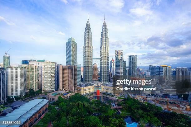 morning in kuala lumpur ( malaysia ) - menara kuala lumpur tower stock pictures, royalty-free photos & images