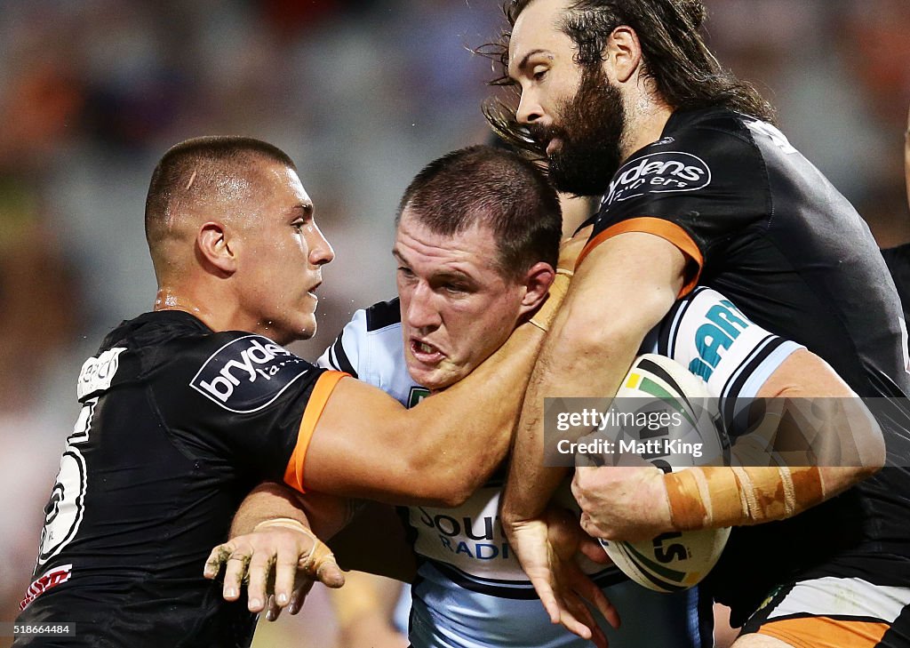 NRL Rd 5 - Tigers v Sharks