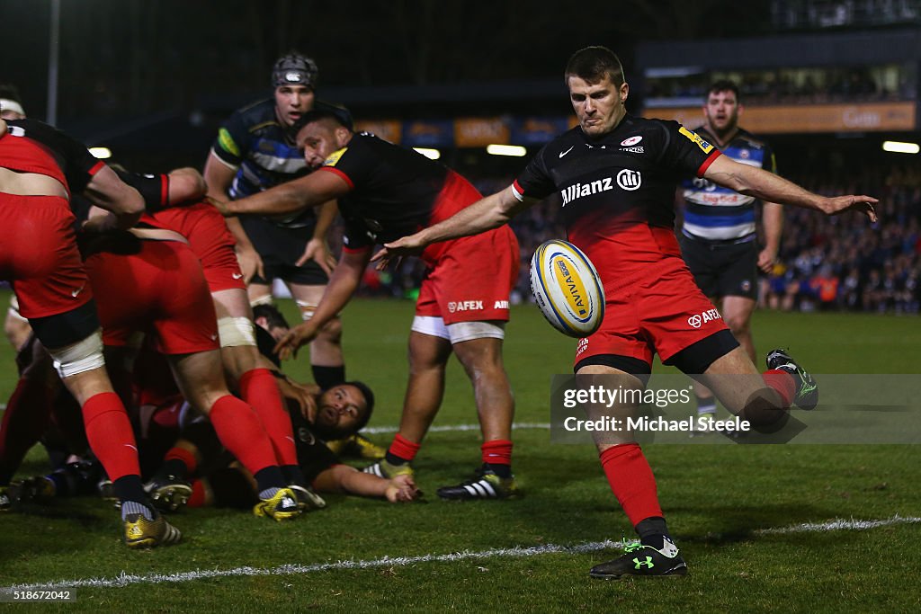 Bath Rugby v Saracens - Aviva Premiership