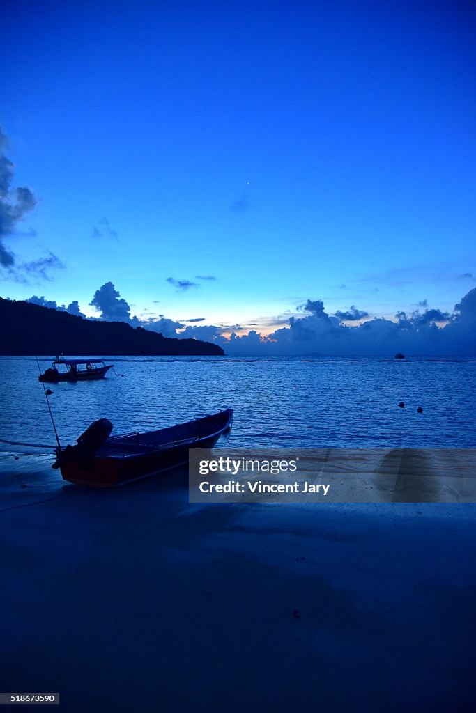 Sunrise on Perhentian island, Malaysia